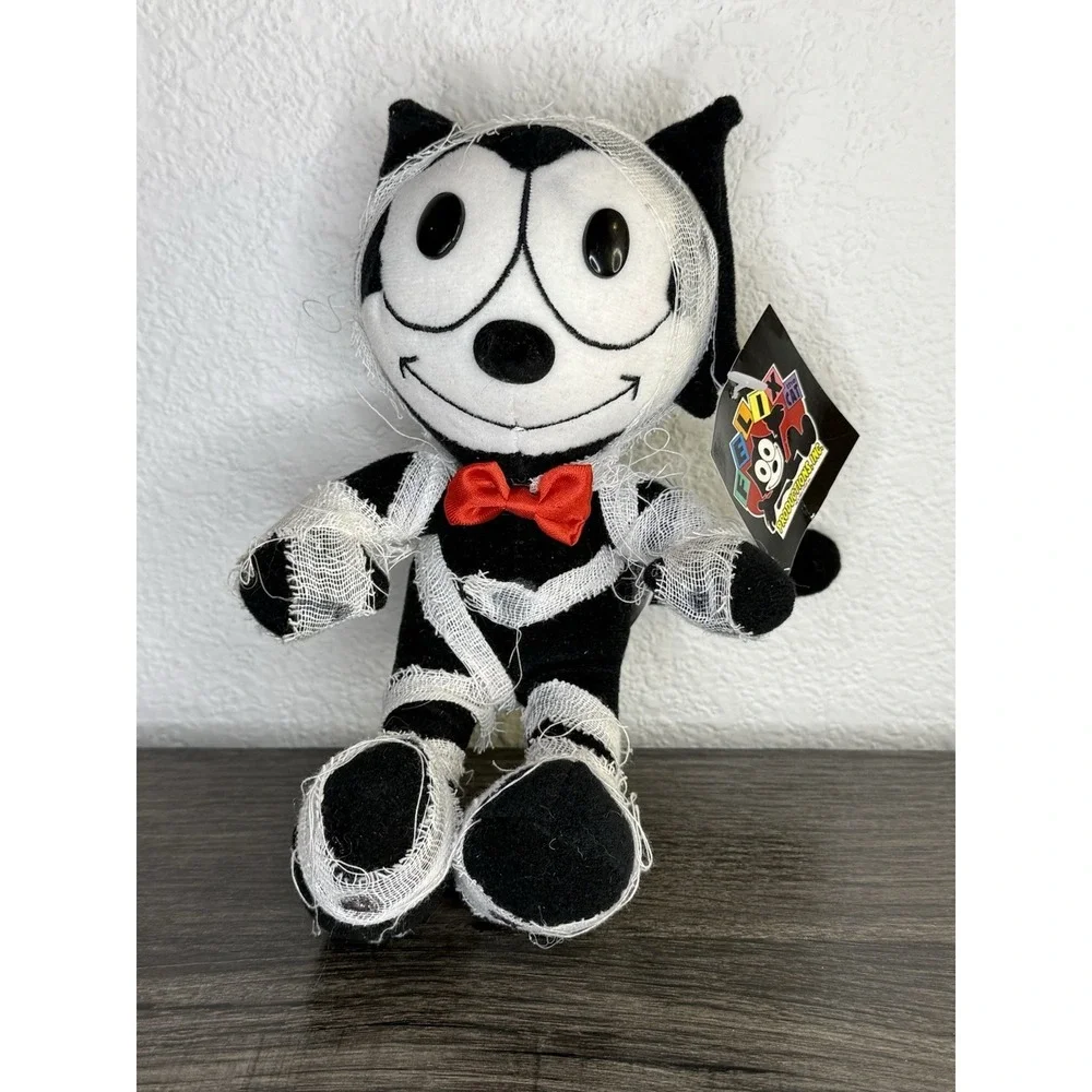 2001 Toy Works Felix the Cat mummy-themed plush toy. Rare Hard To Find. Vintage.